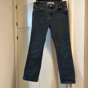 Calvin Klein Boot Cut Jeans ladies preowned nice condition size 8 black label